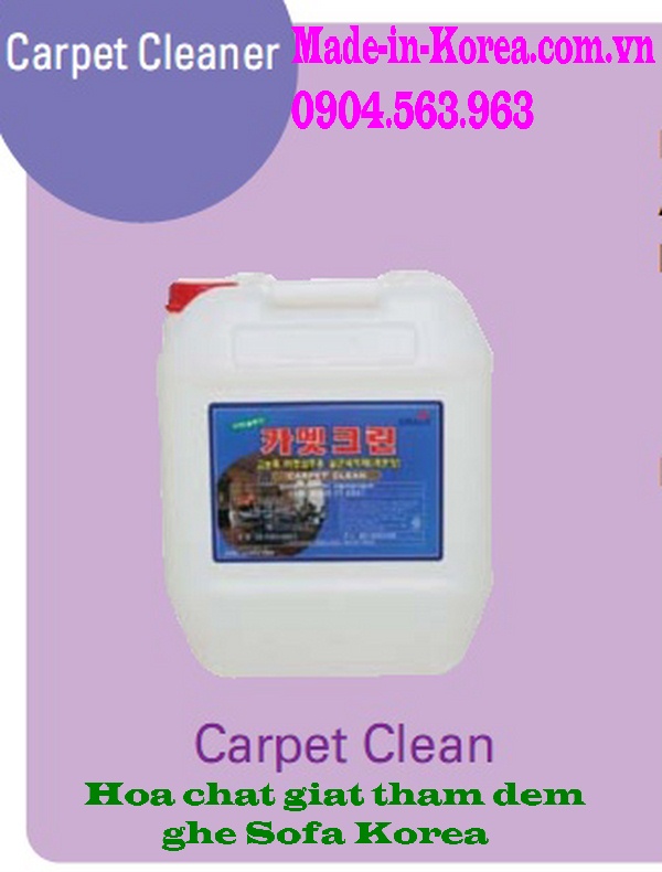 Hóa chất giặt thảm đệm ghế cao cấp Korea Carpet Clean